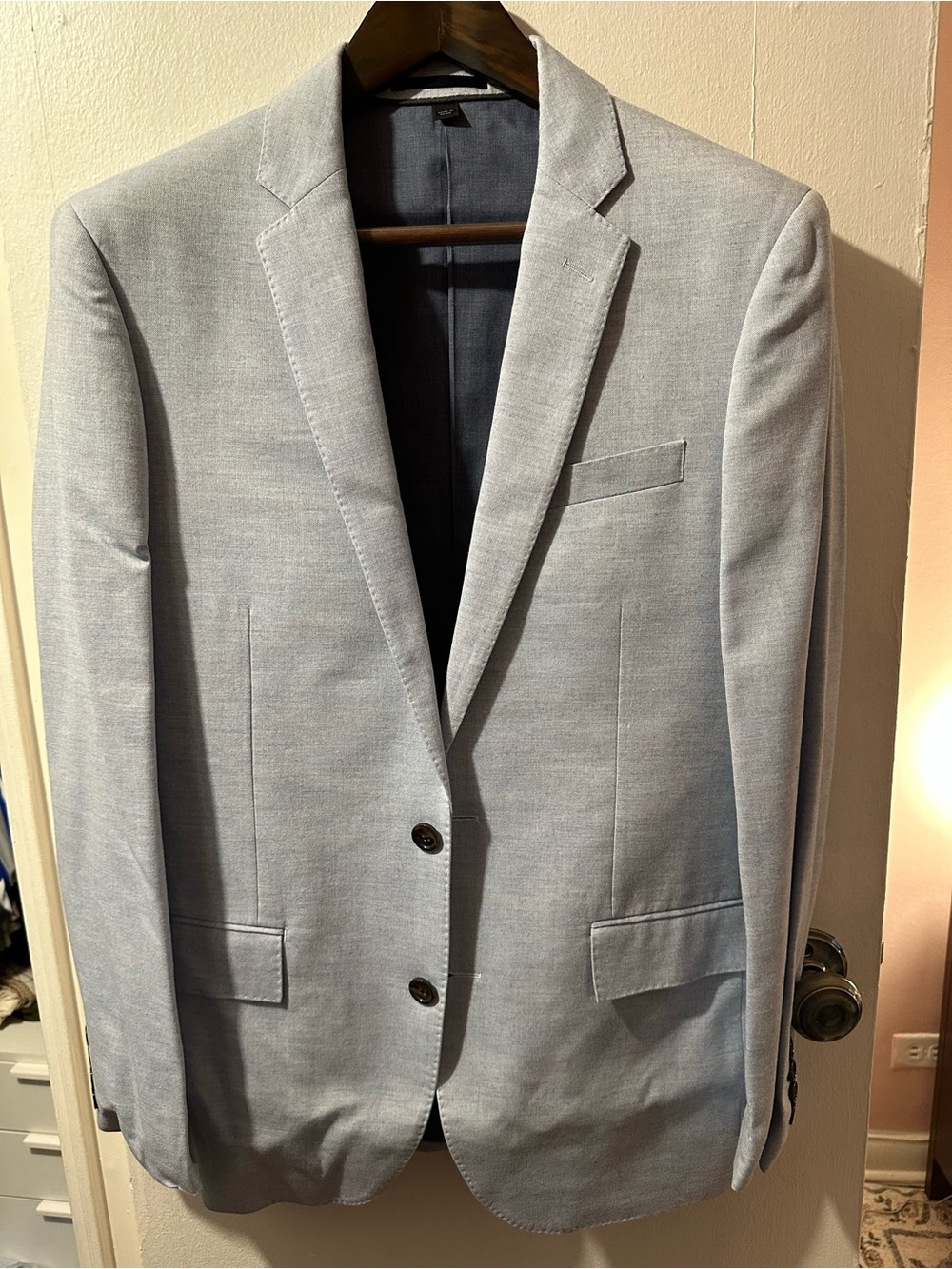 J. Crew Light Gray Two-Button Sport Coat